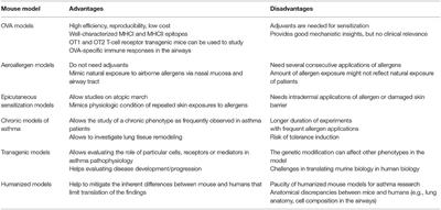 Mimicking Antigen-Driven Asthma in Rodent Models—How Close Can We Get?